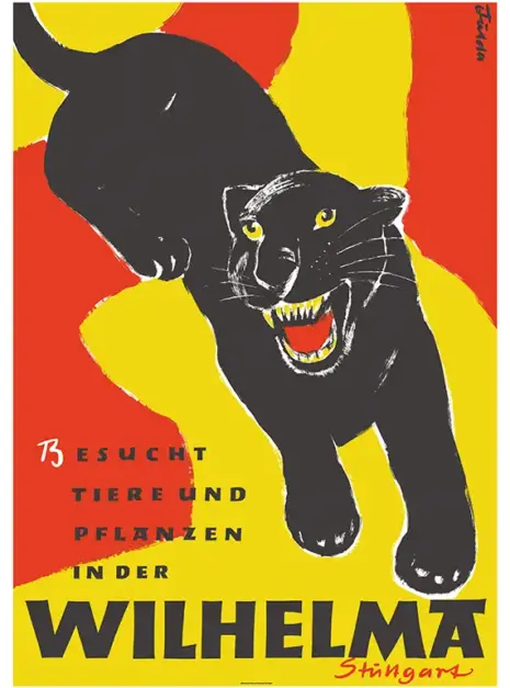 Plakat Panther Wilhelma